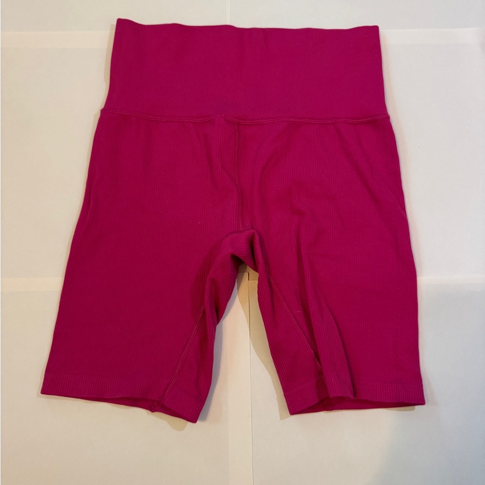 DSG Pink Bike Shorts High Waist Stretchy